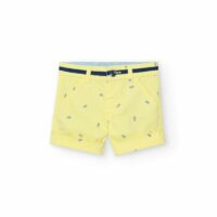 Chlapčenské krátke nohavice žlté mimi kids 7000000183 (2)