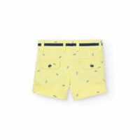 Chlapčenské krátke nohavice žlté mimi kids 7000000183 (3)