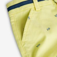 Chlapčenské krátke nohavice žlté mimi kids 7000000183 (4)