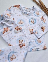 Detské pyžamo ospalý macko – dlhý rukáv mimi kids 1030000732_a (1)