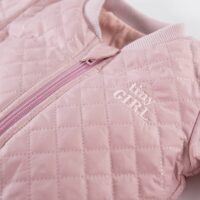 Dievčenská jarná letná prešívaná bunda ružová mimi kids 1860000010_a (2)