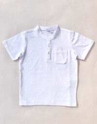 Chlapčenské letné tričko s krátkym rukávom biela mimi kids 1230000594_a (1)