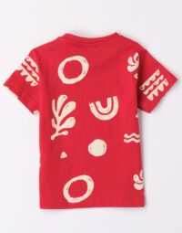 Chlapčenské letné tričko s krátkym rukávom červená mimi kids 1230000595_a (2)