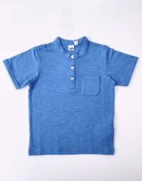 Chlapčenské letné tričko s krátkym rukávom modrá mimi kids 1230000593_a (1)