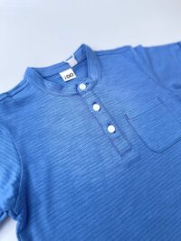 Chlapčenské letné tričko s krátkym rukávom modrá mimi kids 1230000593_a (2)