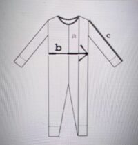 Detské pyžamko overal LOVJU na zips rebrovaný úplet mimi kids 2170000003_a (5)