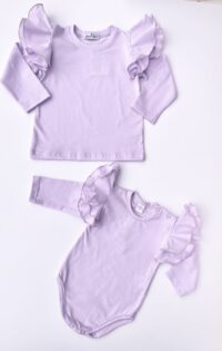 Dievčenské tričko s volánmi na ramenách fialová mimi kids 2190000007_a (3)