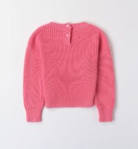 Dievčenský pletený sveter lososová mimi kids 1230000434_a (3)
