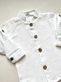Chlapčenská mušelínová košeľa biela mimi kids 8900000140_a (3)