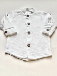 Chlapčenská mušelínová košeľa biela mimi kids 8900000140_a (4)