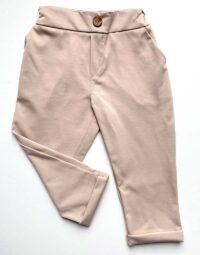Chlapčenské elegantné béžové nohavice mimi kids 8900000141_a (1)