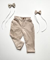 Chlapčenské elegantné béžové nohavice mimi kids 8900000141_a (4)