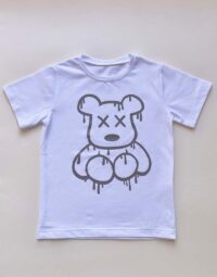 Chlapčenské tričko krátky rukáv so sivým mackom – biela mimi kids 4900000174_a (1)