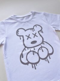 Chlapčenské tričko krátky rukáv so sivým mackom – biela mimi kids 4900000174_a (2)