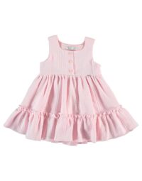 Dievčenské mušelínové šaty ružová mimi kids 2280000005_a (1)