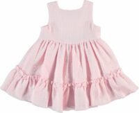 Dievčenské mušelínové šaty ružová mimi kids 2280000005_a (2)