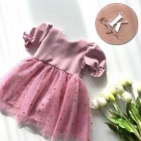 Dievčenské spoločenské šaty ružová mimi kids 1150000210_a (2)