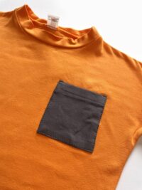 Chlapčenský komplet kraťase + tričko oranžová mimi kids 1150000099 (4)