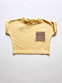 Chlapčenský komplet kraťase + tričko žltá mimi kids 1150000105 (5)