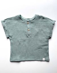 Detské mušelínové tričko zelená mimi kids 9100000267_a (1)
