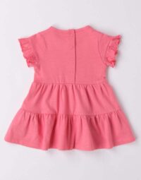 Dievčenské ľahké šaty LOVE - ružová mimi kids 1230000614 (1)