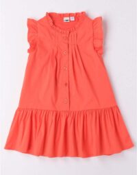 Dievčenské letné šaty oranžová mimi kids 1230000617_a (4)