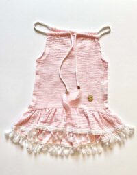 Dievčenské musšelínové šaty na tenké ramienka mimi kids 1100000063_a (1)