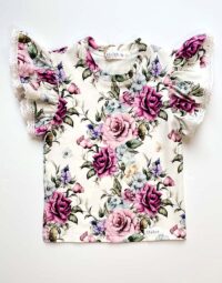 Dievčenské tričko kvety mimi kids 1030000764 (1)