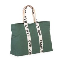 Childhome Cestovná taška Family Bag Canvas Green mimi kids 7500000038_a (3)