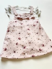 Dievčenský komplet sukňa na traky ružová + body s krátkym rukávom mimi kids 1340000029_a (3)